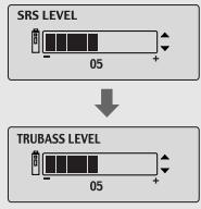SAMSUNG YP-53X - Réglage du SRS et du trubass - 1