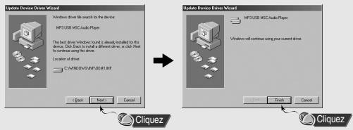 SAMSUNG YP-53X - Dans windows 98 - 2