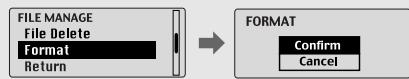 SAMSUNG YP-53X - Formatage - 1