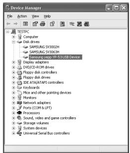 SAMSUNG YP-53Z - Installer le logiciel - 1