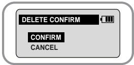 DELETE CONFIRM CONFIRM CANCEL