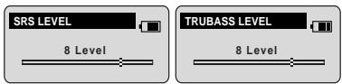 SRS LEVEL 8 Level TRUBASS LEVEL 8 Level