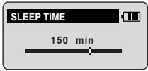 SLEEP TIME 150 min