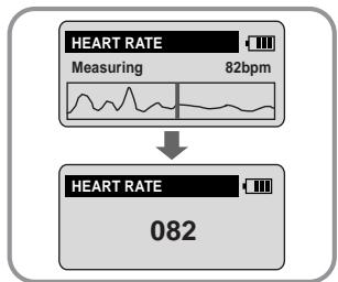 HEART RATE Measuring 82bpm HEART RATE 082
