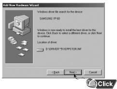 SAMSUNG YP-60 - Dans Windows 98 - 2