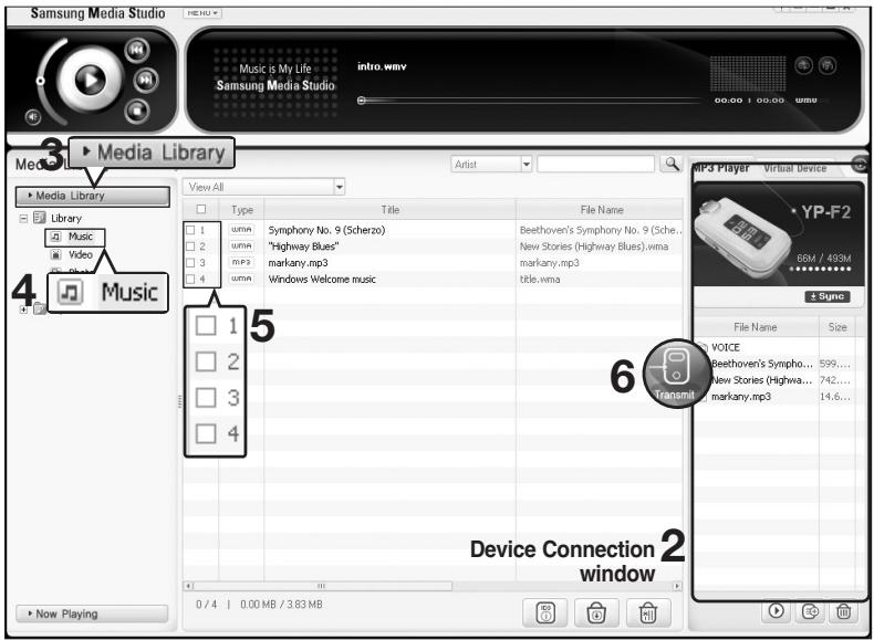 SAMSUNG YP-F2RZW - Réglage des options d'autoscan - 3