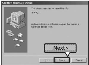 SAMSUNG YP-F2RZW - Sous windows 98SE - 1