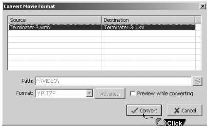 SAMSUNG YP-T7F - I Envoyer des videos - 3