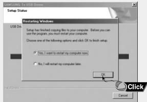 SAMSUNG YP-T7F - Suivez les instructions à l'écran pour terminer l'installation. - 2