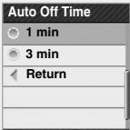 SAMSUNG YP-T7F - Auto Off Time - 3