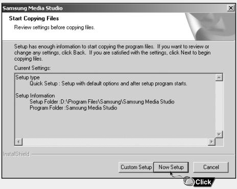 SAMSUNG YP-T7F - Suivez les instructions à l'écran pour terminer l'installation. - 1