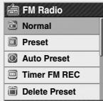 SAMSUNG YP-T7F - Réglage de la radio FM - 2