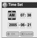 SAMSUNG YP-T7F - Time Set - 1