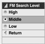 SAMSUNG YP-T7F - FM Search Level - 3
