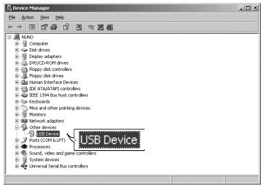 SAMSUNG YP-U1 - Lorsqu'une erreur survient pendant l'installation du pilote USB - 1
