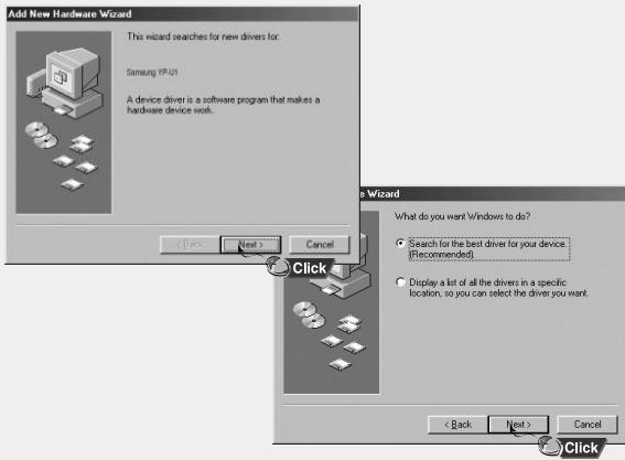 SAMSUNG YP-U1 - Dans Windows 98SE - 1
