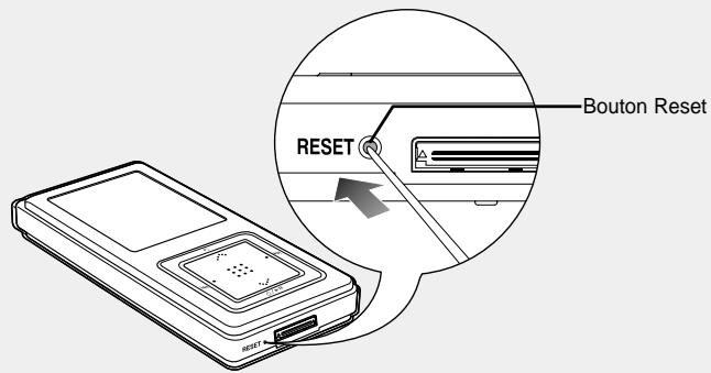 SAMSUNG YP-Z5 - Réinitialisation du système - 1
