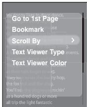 SAMSUNG T9 2GB - Réglage de l'option Scroll (Faire défiler) - 1
