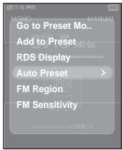 SAMSUNG T9 2GB - Pour rechercher manuellement les fréquences - 3