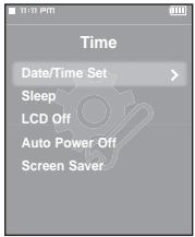 SAMSUNG T9 2GB - Réglage date/heure - 1