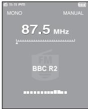 SAMSUNG T9 2GB - Pour rechercher manuellement les fréquences - 1