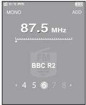 SAMSUNG T9 4GB - Réglage manuel des fréquences - 1