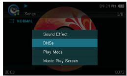SAMSUNG YP-CP3AB - Régler la fonction digital natural sound engine (dnse) - 1