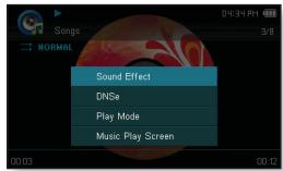 SAMSUNG YP-CP3AB - Régler l'effet sonore - 1