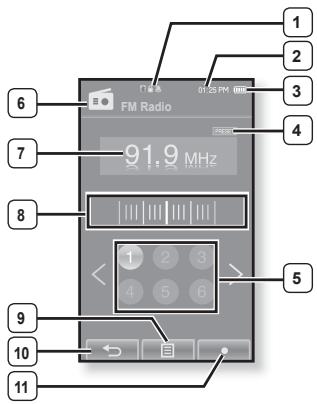 SAMSUNG YP-P2JAR - Radio FM - 1