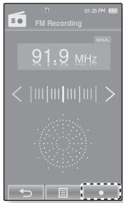 SAMSUNG YP-P2JAR - Pour enregistrer une émission de Radio FM - 1
