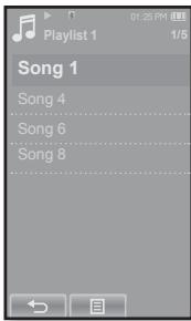 SAMSUNG YP-P2JAR - POUR CRIER UNE LISTE DE LECTURE SUR VOTRE LECTEUR MP3 - 6