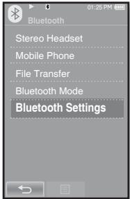SAMSUNG YP-P2JAR - Pour vérifier le dispositif Bluetooth connecté - 4