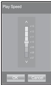 SAMSUNG YP-P2JAR - Pour régler la vitesse de lecture - 1