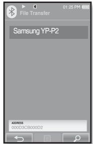 SAMSUNG YP-P2JAR - Pour enregistrer un périhérique sur le lecteur (suite) - 1