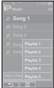 SAMSUNG YP-P2JAR - POUR CRIER UNE LISTE DE LECTURE SUR VOTRE LECTEUR MP3 - 3