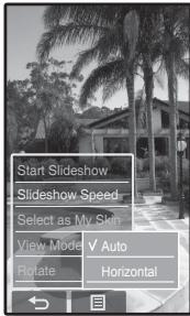SAMSUNG YP-P2JAR - Pour selectionner le mode de visualisation de photo - 1