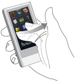 SAMSUNG YP-P3JCS - Glissement - 1