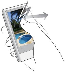 SAMSUNG YP-P3JCS - Appuyer légèrement deux fois - 1