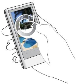 SAMSUNG YP-P3JCS - Mouvement circulaire - 1
