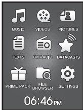 SAMSUNG YP-Q1JES - Affichage des diffusions de donnees - 4