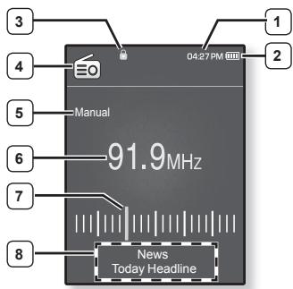 SAMSUNG YP-Q1JES - Radio FM - 1