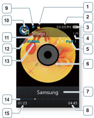 SAMSUNG YP-Q2JEW - Liste de fichiers musicaux - 2