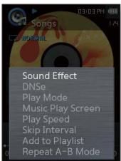 SAMSUNG YP-Q2JEW - Régler l'effet sonore - 1