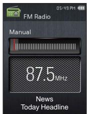 SAMSUNG YP-Q2JEW - Pour rechercher des stations de radio FM - 2