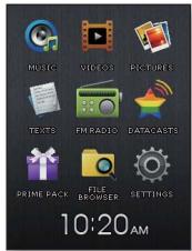 SAMSUNG YP-Q2JEW - Ecouter la RADIO FM - 1