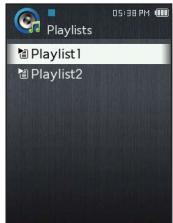 SAMSUNG YP-Q2JEW - Lecture d'un fichier de la liste de lecture - 1
