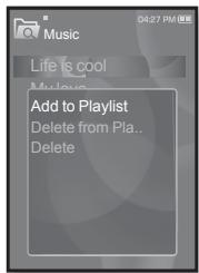 SAMSUNG YP-S3JCW - Pour créer une LISTE de lecture sur votre lecteur MP3 - 1