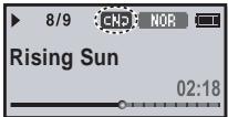 SAMSUNG YP-U4JAU - Pour utiliser le bouton de mode de lecture - 1