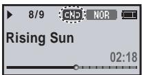 SAMSUNG YP-U4JQR - Pour utiliser le bouton de mode de lecture - 1
