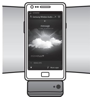 SAMSUNG DA-E550 - DE DOCKINGMODUS VOOR SAMSUNG GALAXY- EN APPLE- APPARATEN GEBRUIKEN - 1